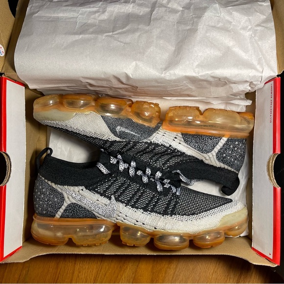Mens 11.5 Nike Air VaporMax Flyknit 2 Safari 942842-106 - Picture 1 of 4
